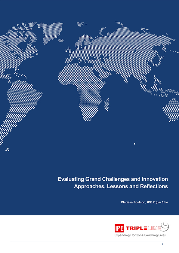 Evaluating Grand Challenges and Innovation Approaches, Lessons and